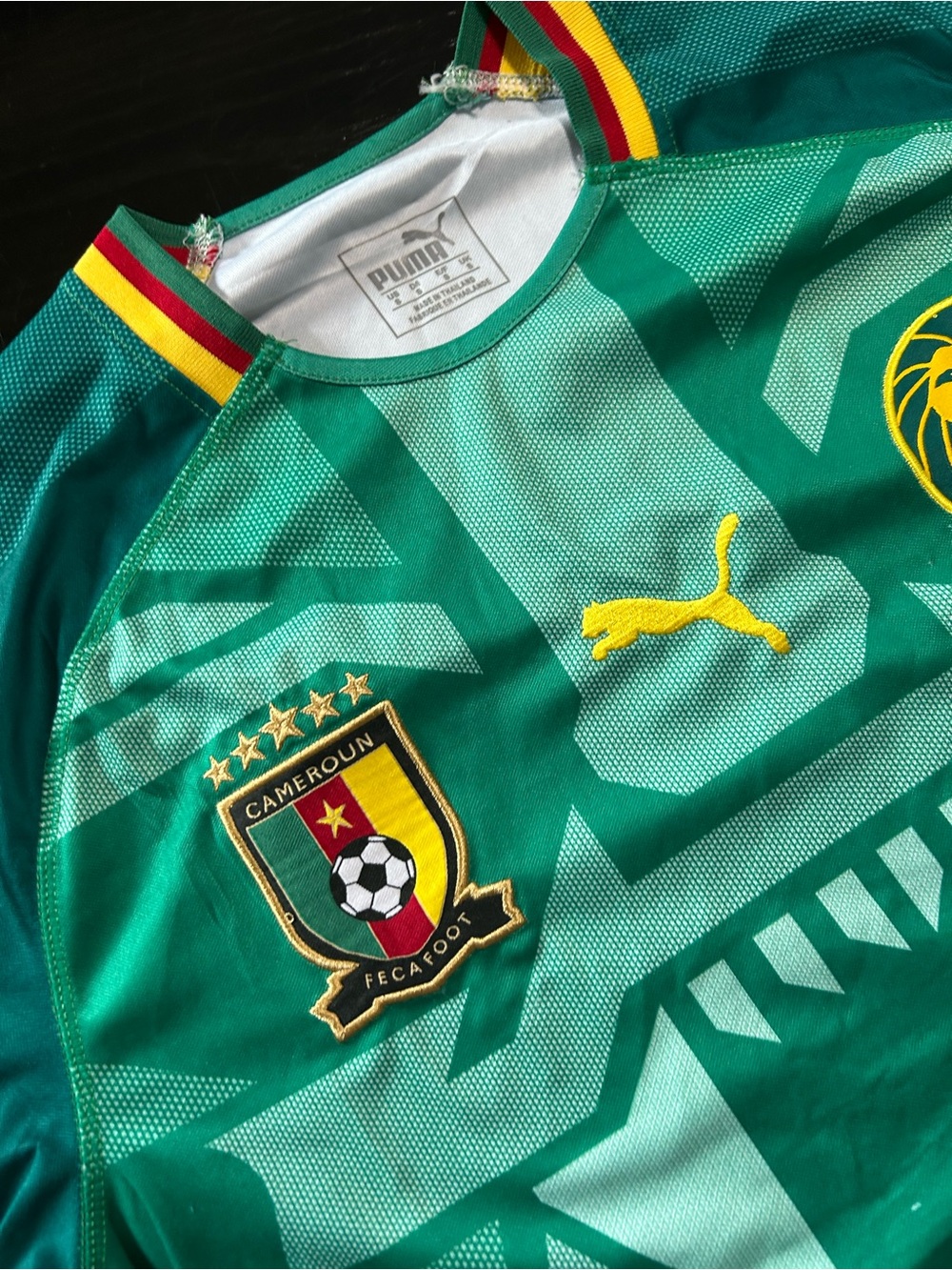 Puma Cameroon Soccer Jersey